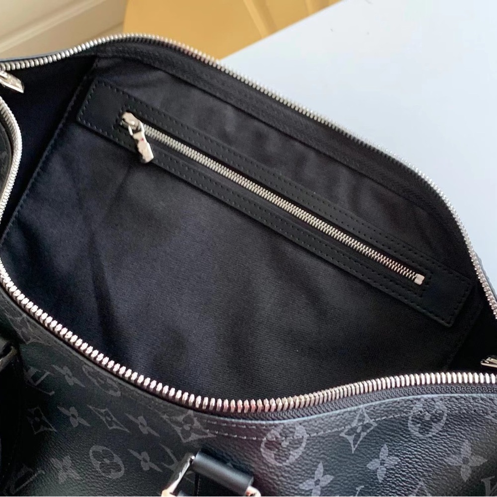 Louis Vuitton Monogram Eclipse KEEPALL BANDOULIèR… - image 8